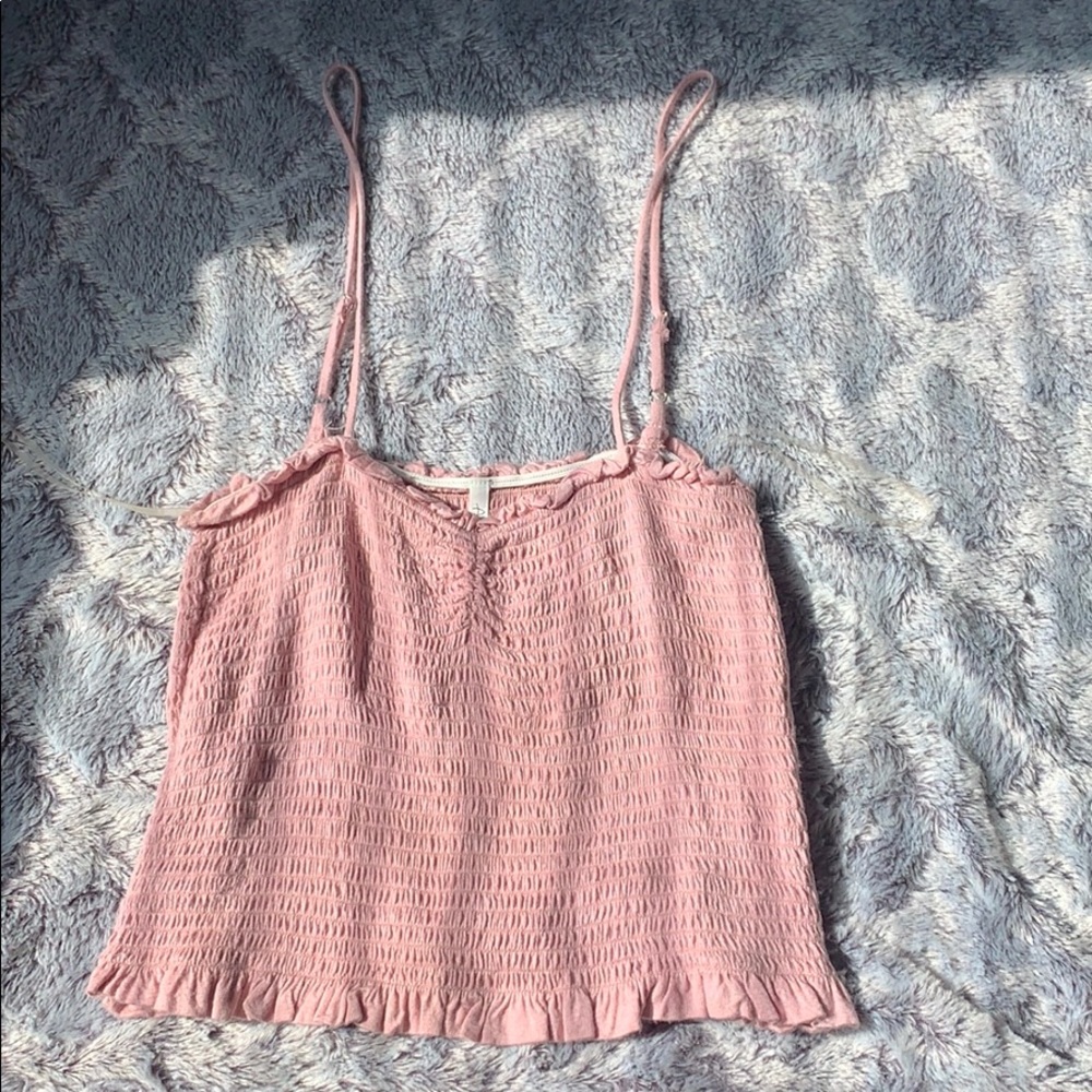 spaghetti strap crop top